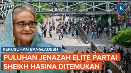 Bangladesh Mencekam, 29 Jenazah Elite Partai Sheikh Hasina Ditemukan di Berbagai Kota