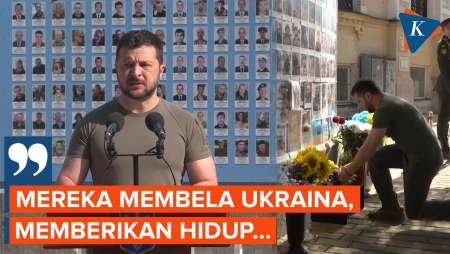 Momen Zelensky Peringati Hari Pembela Ukraina, Ini Pesannya