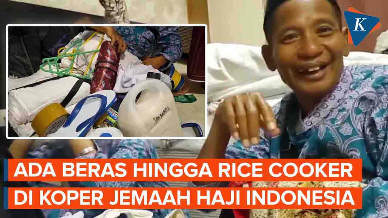 Intip Isi Koper Jemaah Haji Indonesia Ada Beras hingga Rice Cooker
