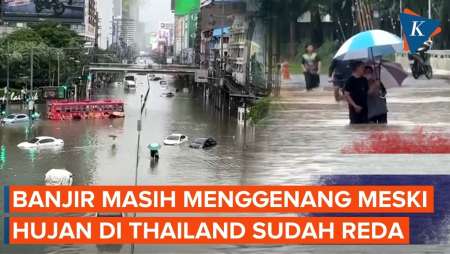 Hujan Di Thailand Mereda, Tapi Banjir Bangkok Belum Surut