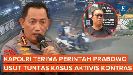 Prabowo Perintahkan Kapolri Usut Tuntas Kasus Aktivis KontraS Disiram Air Keras