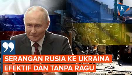 Putin: Serangan Rusia Ke Infrastruktur Ukraina Tepat Sasaran