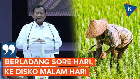 Prabowo Ingin Petani Indonesia Makmur, Punya Mobil dan Pergi Disko seperti di Jerman