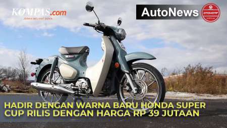 Honda Super Cub C125 Dapat Warna Baru, Harga mulai Rp 39 Jutaan