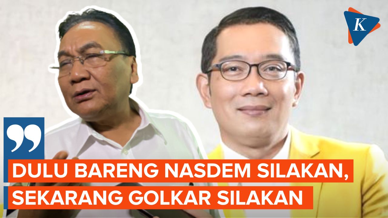 Respons Singkat PDI-P soal Ridwan Kamil Gabung Golkar