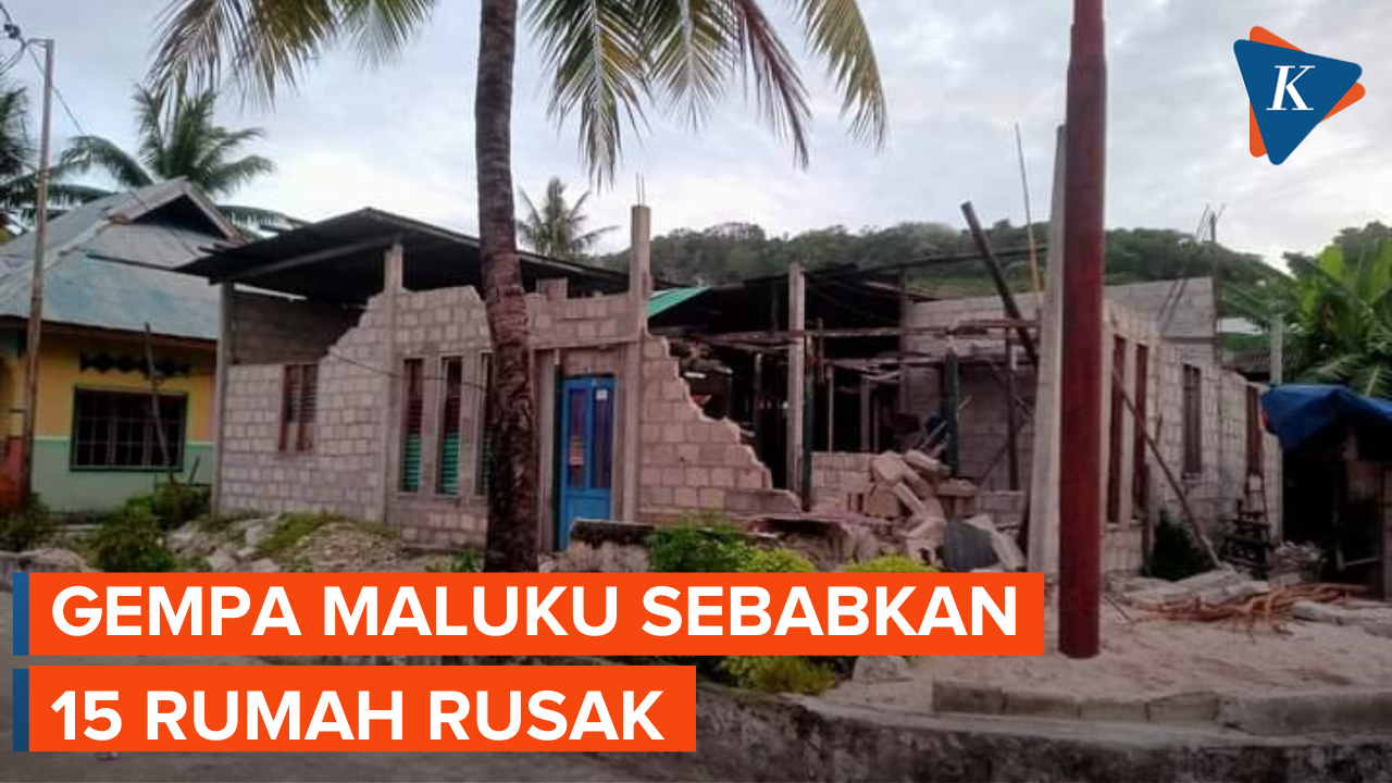 Gempa Maluku: 15 Rumah Rusak, 1 Warga Luka-luka