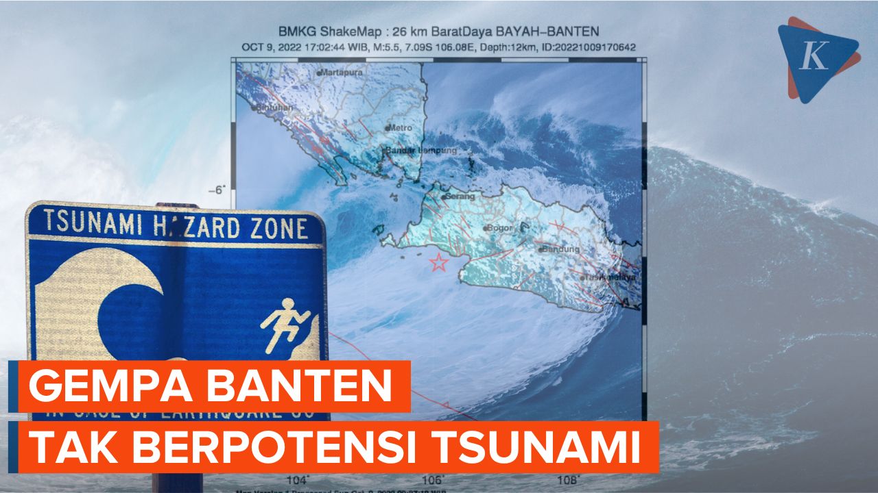 Gempa Banten 5,5 Magnitudo, Tak Berpotensi Tsunami