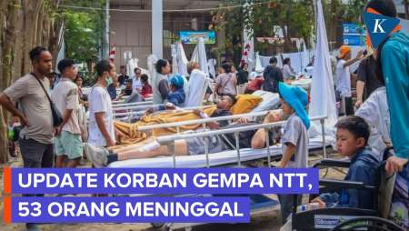 Update Terbaru Gempa NTT: 53 Orang Meninggal, 135 Warga Luka-luka