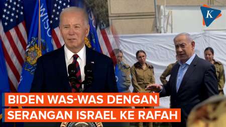 Biden Khawatir Rencana Serangan Israel ke Rafah