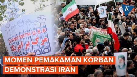 Momen Pemakaman Korban Kerusuhan Di Iran