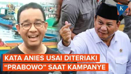 Diteriaki “Prabowo” Saat Kampanye, Anies: Normal Saja..