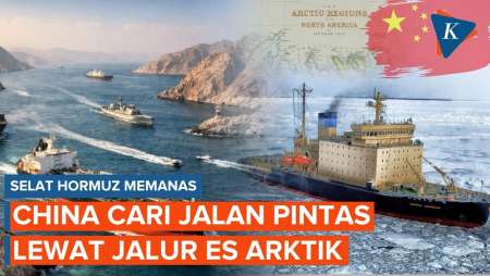 Selat Hormuz Memanas, China Cari Jalan Pintas Membelah Lautan Beku Arktik