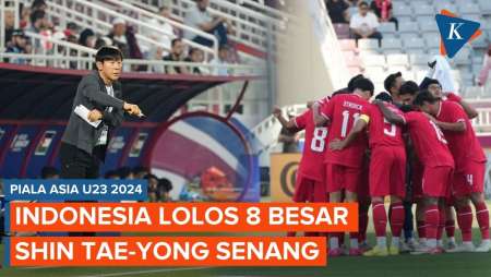 Bahagianya Shin Tae-yong Usai Timnas Indonesia Lolos 8 Besar Piala Asia U23