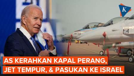 Bekingi Israel, AS Kirim 12 Kapal Perang 4.000 Pasukan Tambahan ke Timur Tengah