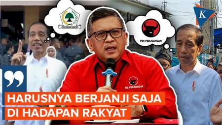 Hasto Minta Jokowi Janji ke Publik Tak Ambil Alih Kursi Ketum Golkar dan PDI-P