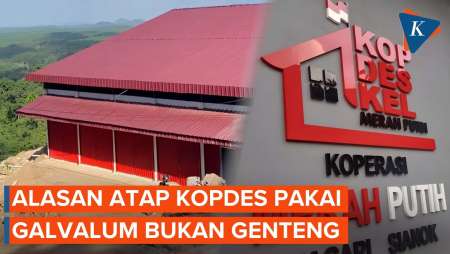 Mengapa Atap Kopdes Merah Putih Pakai Galvalum, Bukan Genteng?