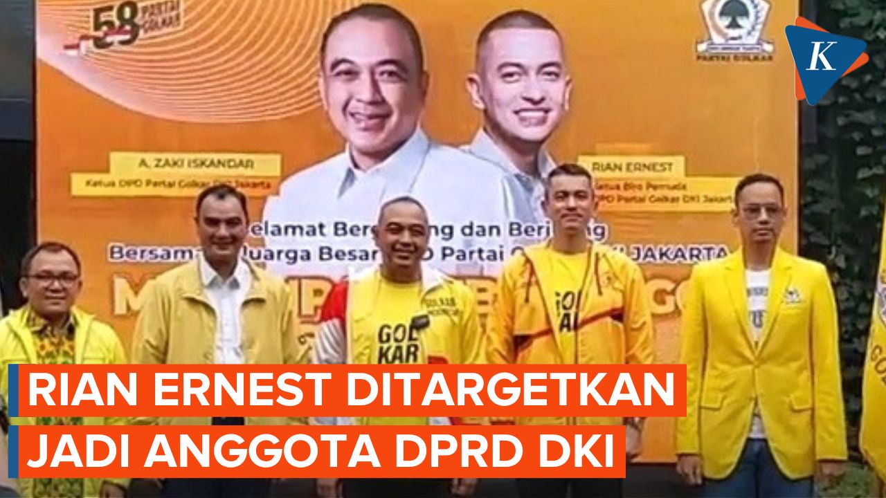 Golkar Targetkan Rian Ernest Duduk di DPRD DKI Jakarta