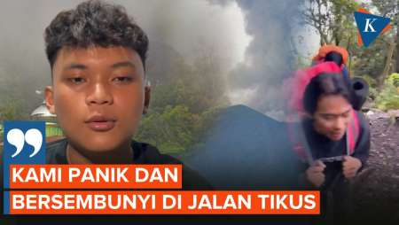 Kesaksian Pendaki Marapi yang Selamat dengan Bersembunyi di 