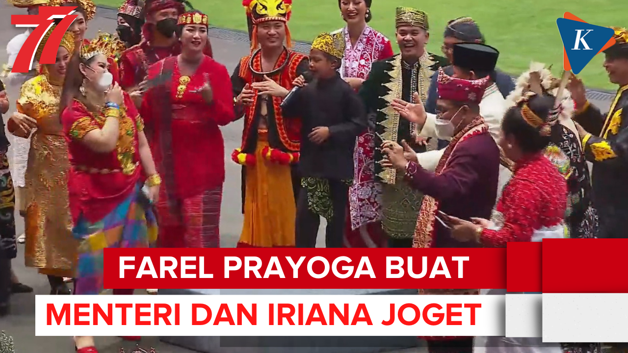 Momen Farel Prayogo Buat Menteri hingga Ibu Iriana Joget di Istana