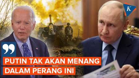 Ancaman Rusia Tak Digubris! Biden Sesumbar Putin Kalah di Pertempuran