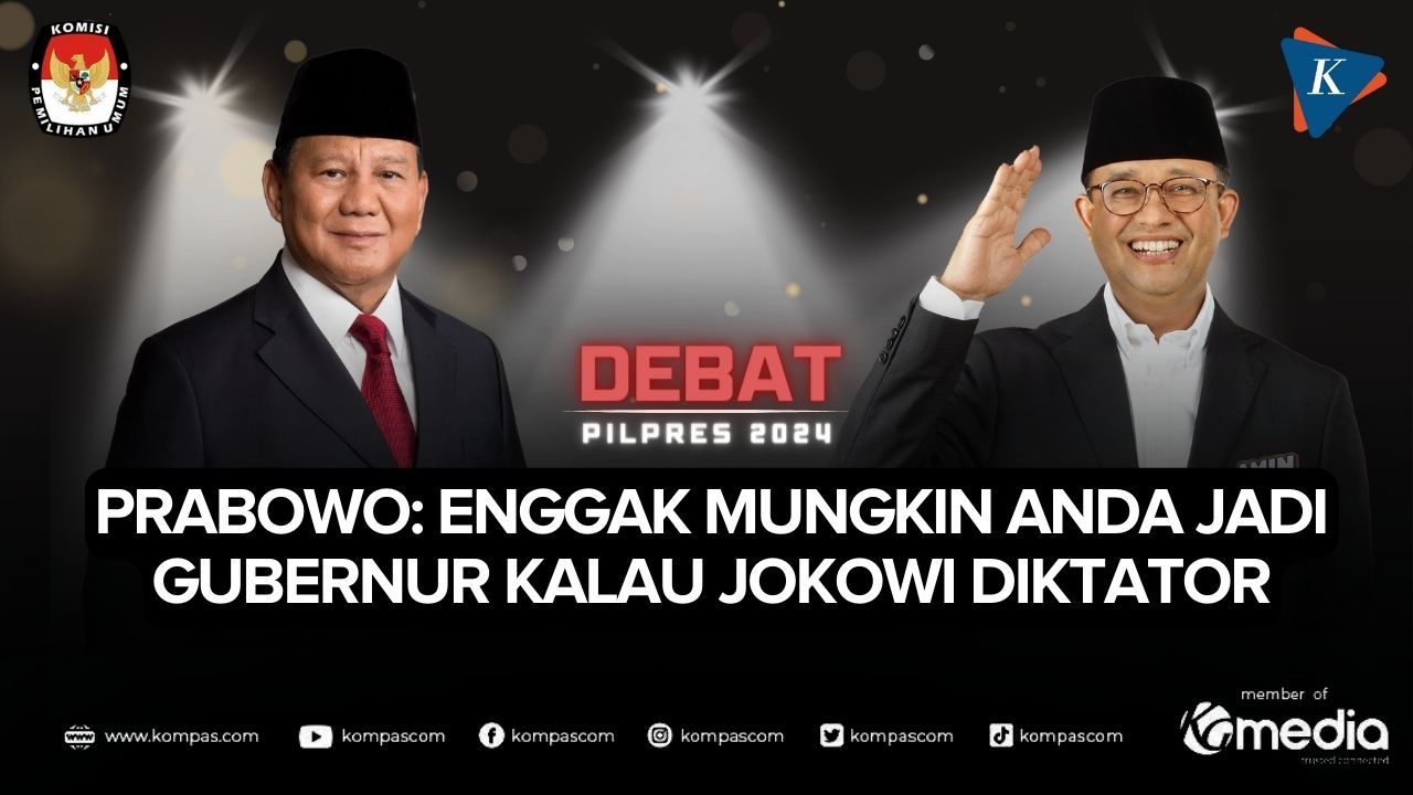 Prabowo Sebut Anies Tidak Akan Jadi Gubernur Kalau Jokowi Diktator