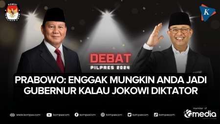 Prabowo Sebut Anies Tidak Akan Jadi Gubernur kalau Jokowi Diktator