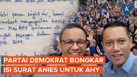 Surat Anies Minta AHY Jadi Cawapres Dibongkar Demokrat