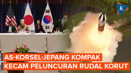 Tiga Negara Kecam Keras Peluncuran Rudal Korea Utara