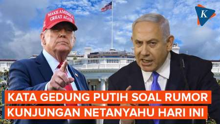 Rumor Netanyahu Kunjungi Gedung Putih Hari Ini, Berikut Jawaban Jubir Trump