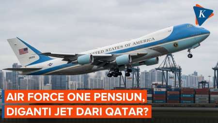 AS Akan Pensiunkan Air Force One, Diganti Jet Hadiah Dari Qatar?