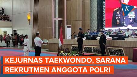 Gelar Kejurnas Taekwondo, Polri: Ini Sarana Rekrutmen Bintara Polri