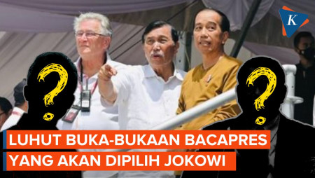 Luhut Ungkap Sosok Bacapres yang Jadi Favorit Presiden Jokowi