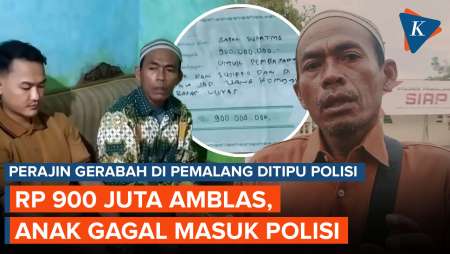 Kisah Perajin Gerabah Tertipu Rp 900 Juta demi Anak Masuk Polisi