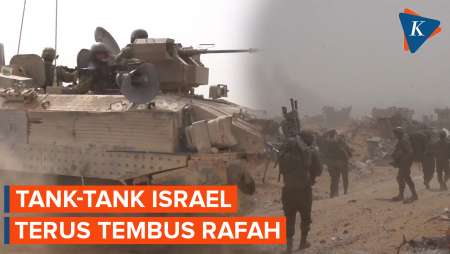 Tank-tank Israel Serbu ke Barat Rafah