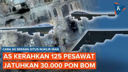Cara AS Serang Iran, Pakai Umpan Palsu, Kerahkan 125 Pesawat Termasuk Bomber B-2