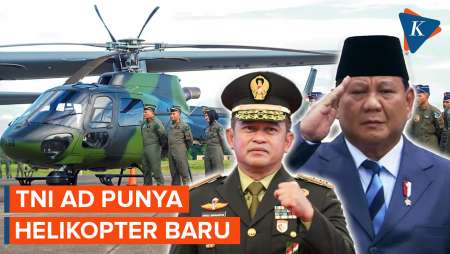 TNI AD Diperkuat 4 Unit Helikopter AS 550 Fennec dari Kemhan