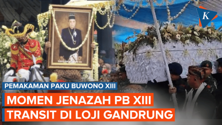 Momen Jenazah PB XIII Transit di Loji Gandrung, Jokowi Ikut Lepas Pemberangkatan ke Imogiri