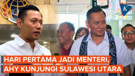 Kunjungan Pertama AHY sebagai Menteri ATR di Sulawesi Utara