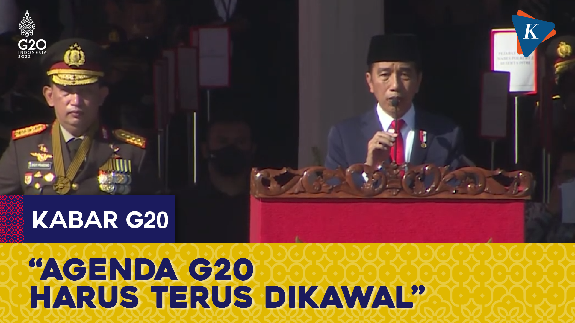 Jokowi Minta Polri Kawal Agenda Nasional KTT G20 di Bali