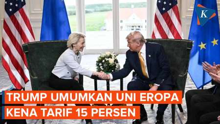 Uni Eropa Kena Tarif 15 Persen, Siap Borong Peralatan Militer dan Energi AS!
