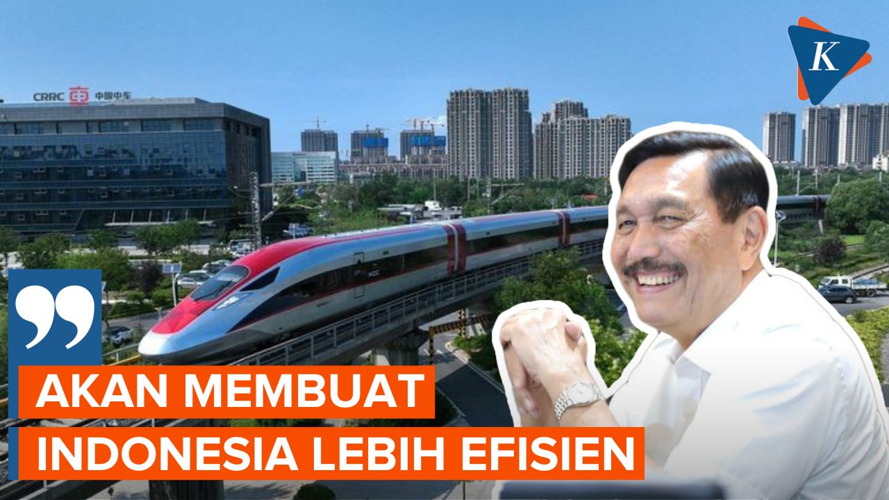 Respons Luhut soal Rencana Kereta Cepat Diperpanjang Sampai Surabaya