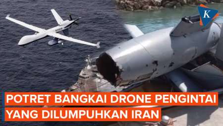 Iran Klaim Tembak Jatuh Drone Pengintai Musuh Di Selat Hormuz