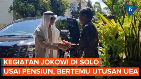 Hari Ketiga Pensiun, Jokowi Bertemu Utusan UEA Bahas Pembangunan RS Kardiologi