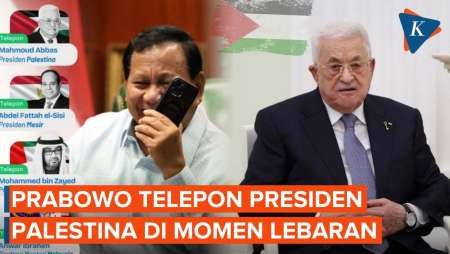 Prabowo Telepon Presiden Palestina, Perkuat Solidaritas Pada Momen Lebaran