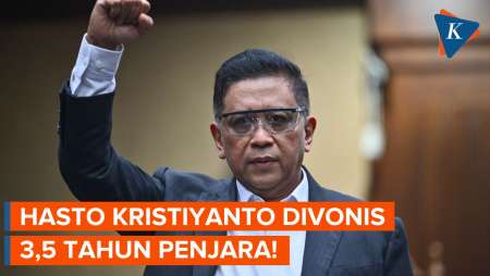 Hasto Kristiyanto Divonis 3,5 Tahun Penjara dalam Kasus Suap Harun Masiku