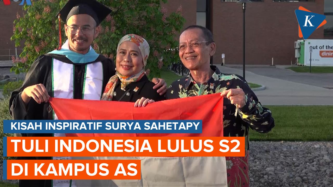 Surya Sahetapy, Tuli Indonesia di AS yang Sabet S2 dengan Predikat ‘Outstanding Graduate’