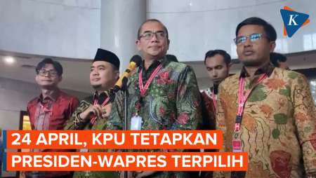 KPU Tetapkan Prabowo-Gibran sebagai Presiden-Wapres Terpilih pada Rabu 24 April