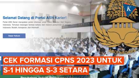 Cara Cek Daftar Formasi CPNS 2023 di SSCASN