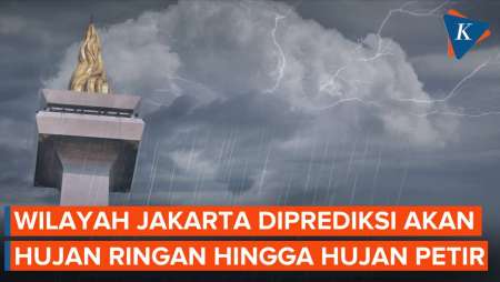 Diprediksi Hujan Ringan Hingga Hujan Petir Hari Ini, Akankah Jakarta Banjir Lagi?