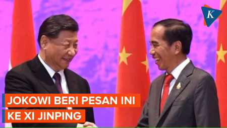 Pesan Presiden Jokowi ke Xi Jinping